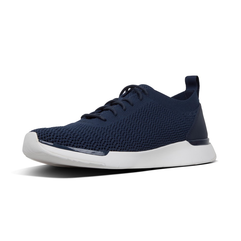 Fitflop Mens Sneakers Navy - Flexknit - 53YXPUDQA